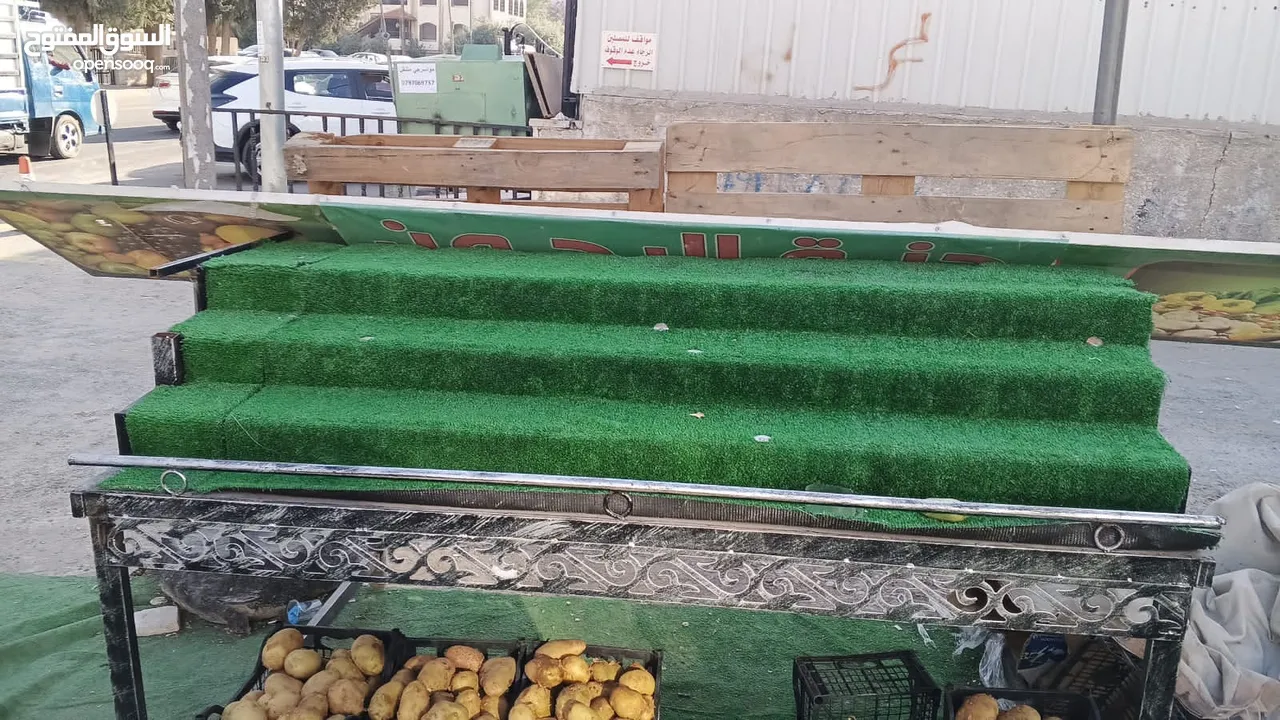 ستاندات خضره تفصيل مستعمل بحال الوكاله للبيع بسعر حرررررررق حررررق