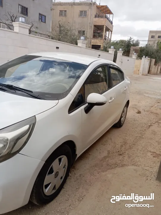 كيا ريو موديل 2012 مرخصة سنة كاملة