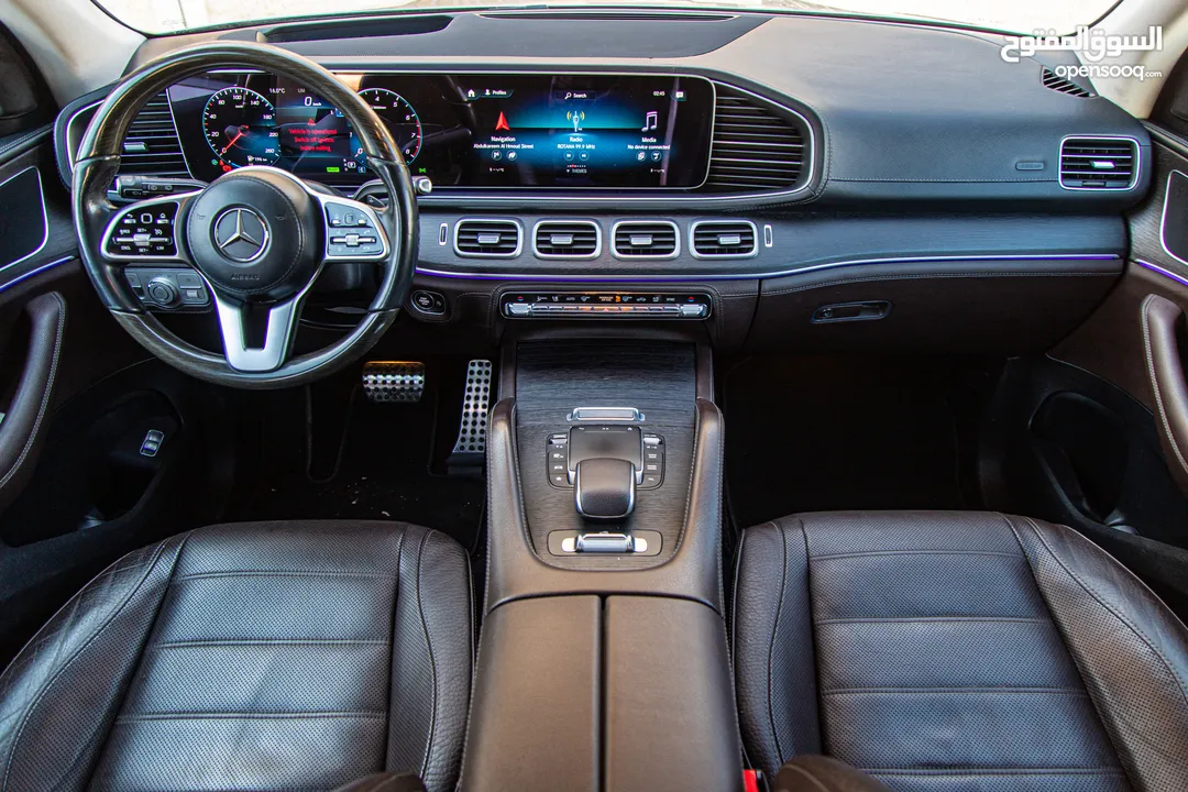 Mercedes GLS450 4matic 2021 Amg kit Night Package   السيارة وارد الشركة
