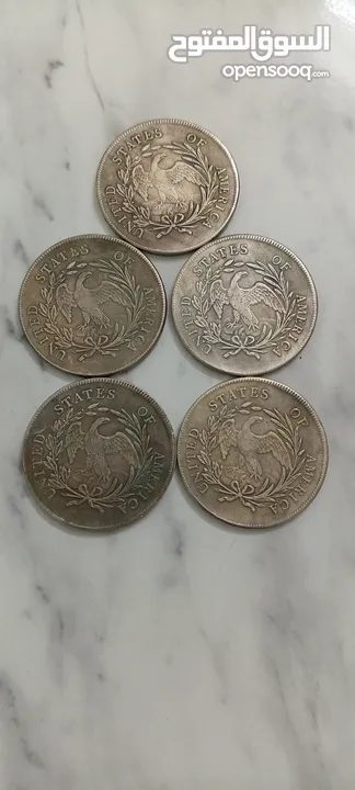 عملات أمريكية وفرنسية نوادر