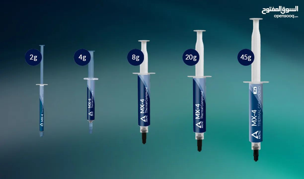 معجونة تبريد حراري اصلي للمعالجات و كروت الشاشه ARCTIC MX-4 Thermal Grease For CPU or GPU (4.0G)