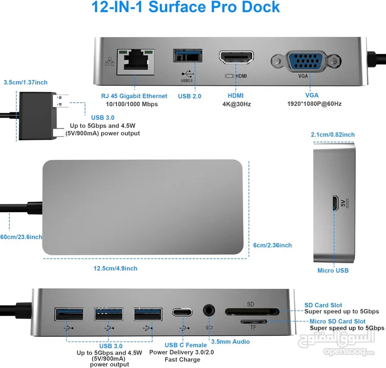 Docking Station for Surface SH704