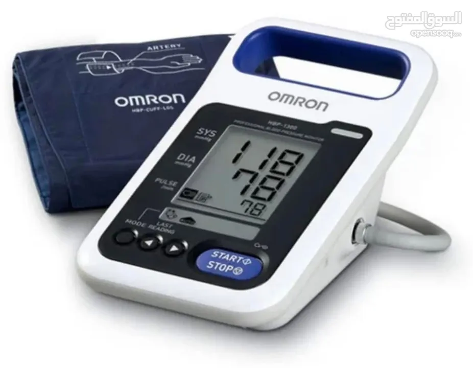 جهاز قياس الضغط الدم Omron HBP-1300 هو جهاز احترافي مصمم للأستخدام في العيادات او المنزل ويتميز