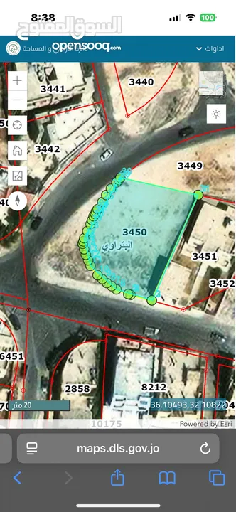 قطعة ارض تجاري للبيع الزرقاء حي البتراوي  الأرض تجاريه علي شارعين يمكنك استغلالها الأن، الأرض ممتازه