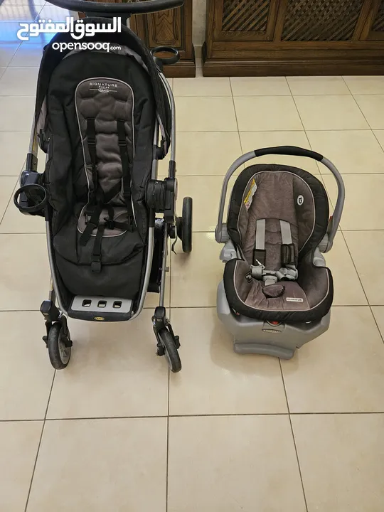 عرباية Graco اعلى صنف للبيع مع كرسي سيارة