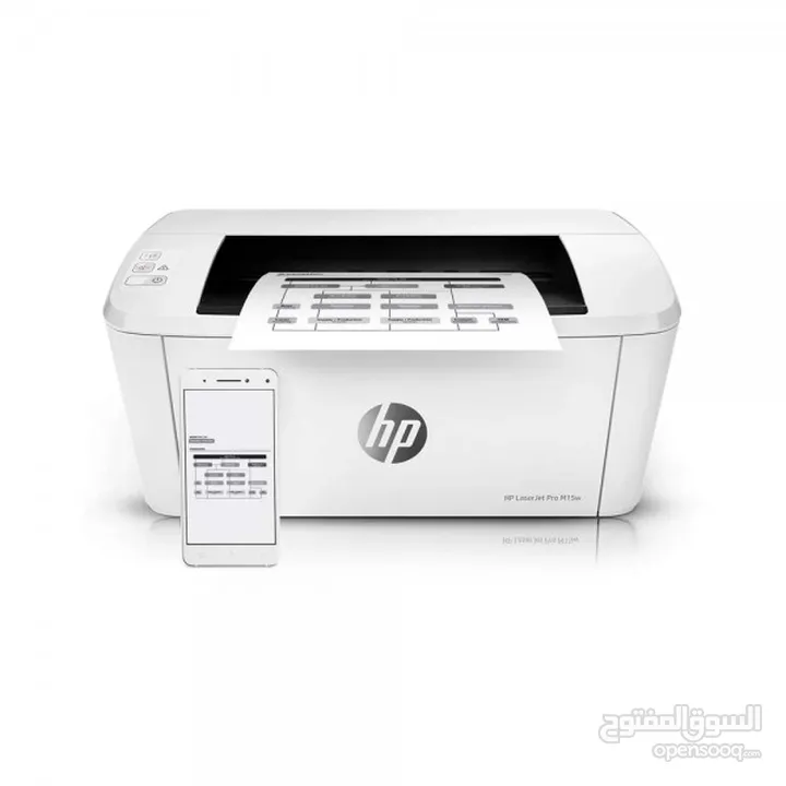 طابعات لاسلكيه  العدد ((2)) - HP LaserJet Pro M15w  Printer 18 ppm W2G51A