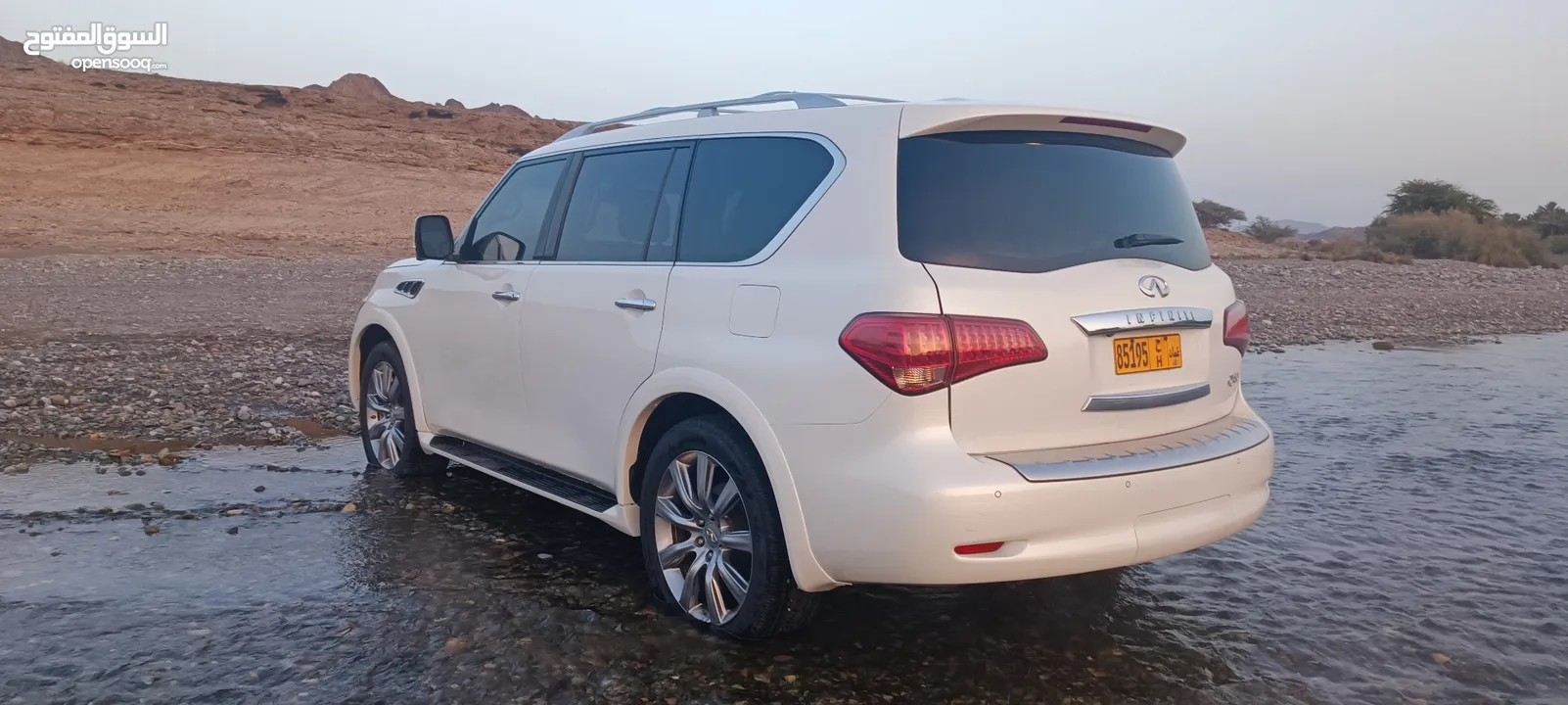 انفينيتي 2017 qx80 وارد دفع رباعي