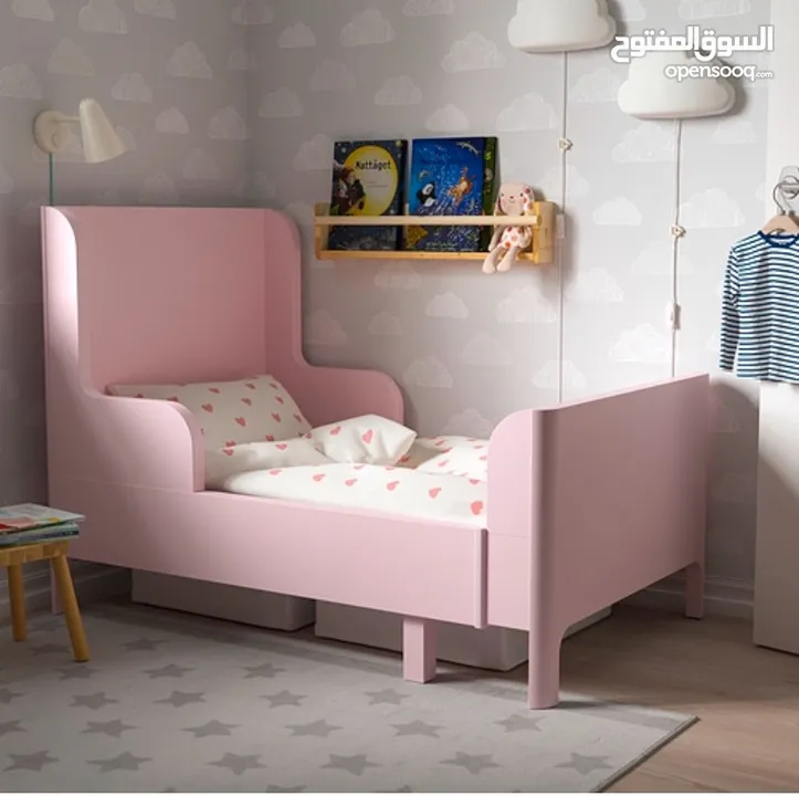 سريرين جديدين لون زهري  2 new pink beds
