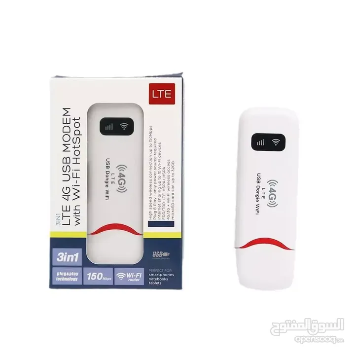 150Mbps 4G LTE WIFI USB Dongle Mobile Broadband Modem Sim Wireless Unlocked