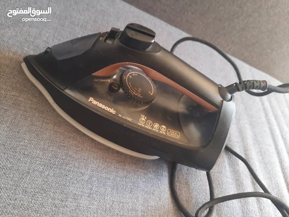 مكواة بخار ماركة باناسونيك 2400W صناعة ياباني شغاله 100% Panasonic Iron 2400W Japan working fine