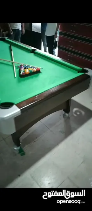 بلياردو 7قدم رخام وخشب تفصيل محلي