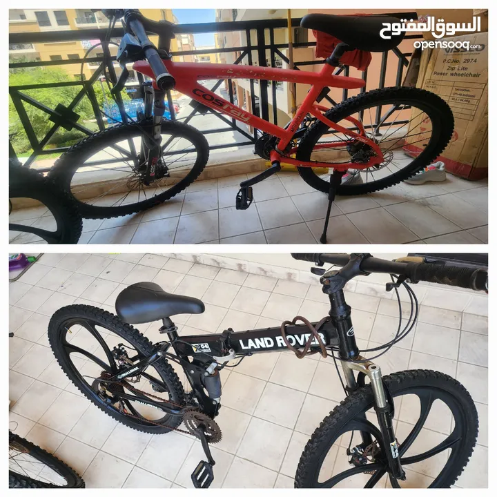 Excellent condition mountain bycycle and Cruiser bicycle for sale....