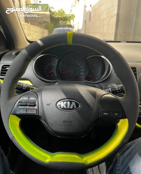 كيا مورننغ 2016 ترخيص 2015 جير عادي فتحه سقف اصليه GT laine