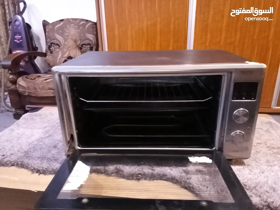 فرن كهرباء مستعمل فتره بسيطه بحاله جيده