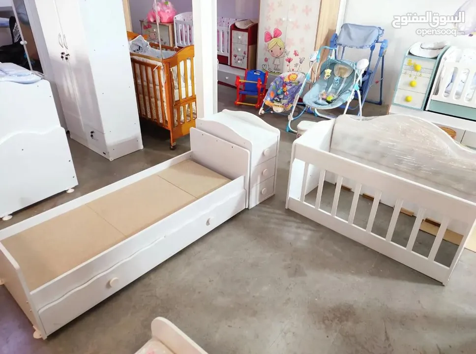 سرير اطفال  غير مستخدم