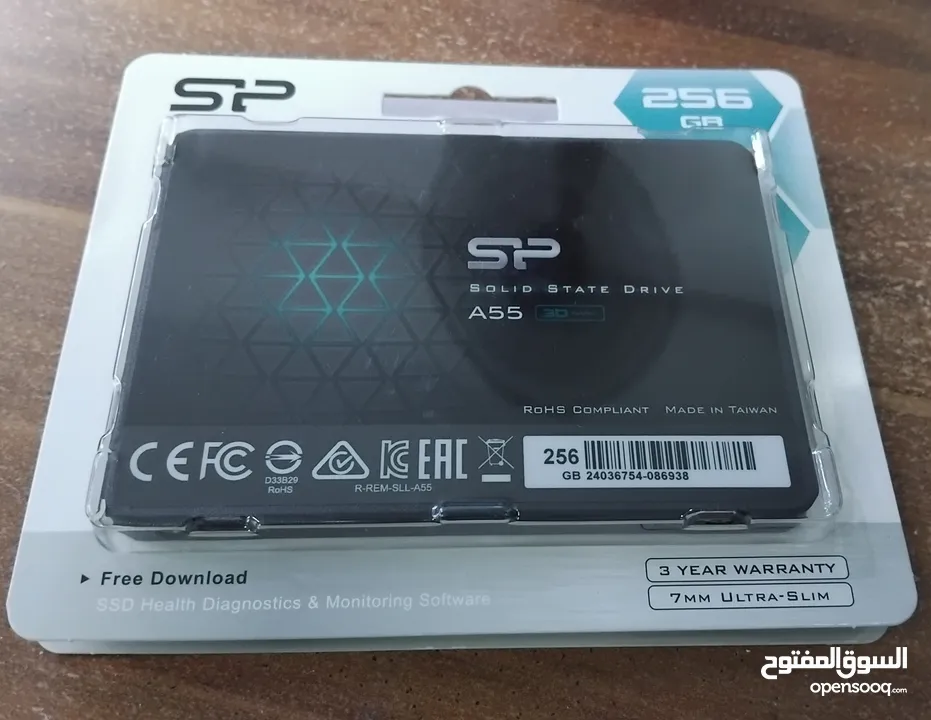هارد دسك اس اس دي دي داخلي لأجهزة الكومبيوتر 128GB SILICON POWER A55 3D NAND 15X GAMING SSD