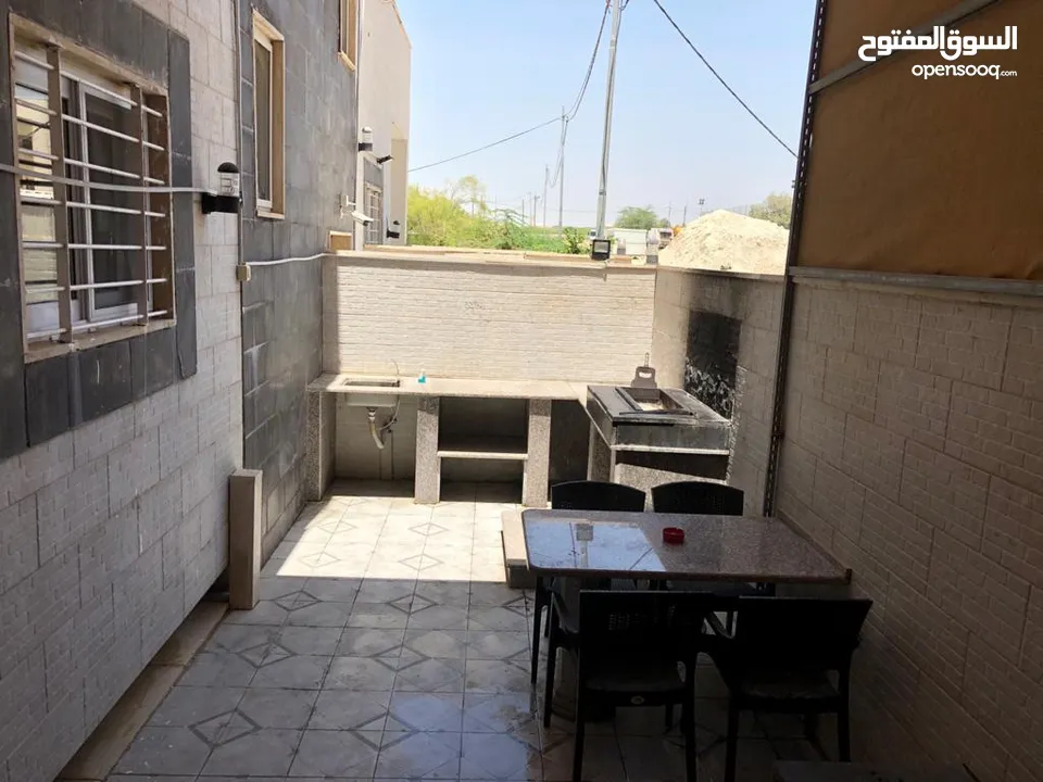 فيلا مفروشه  للايجار في البحر الميت شارع الفنادقمع بركه مدفيه