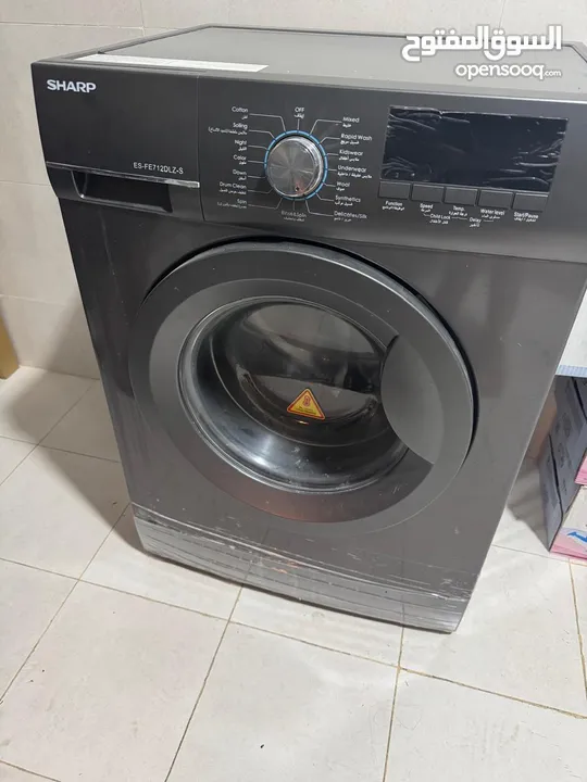 Sharp washing machine - almost new