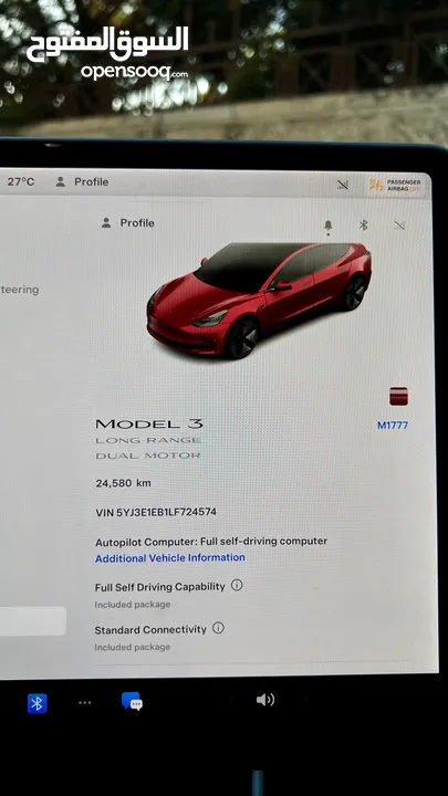 TESLA MODEL 3 LONG RANGE DUAL MOTOR 2020 CLEAN TITLE