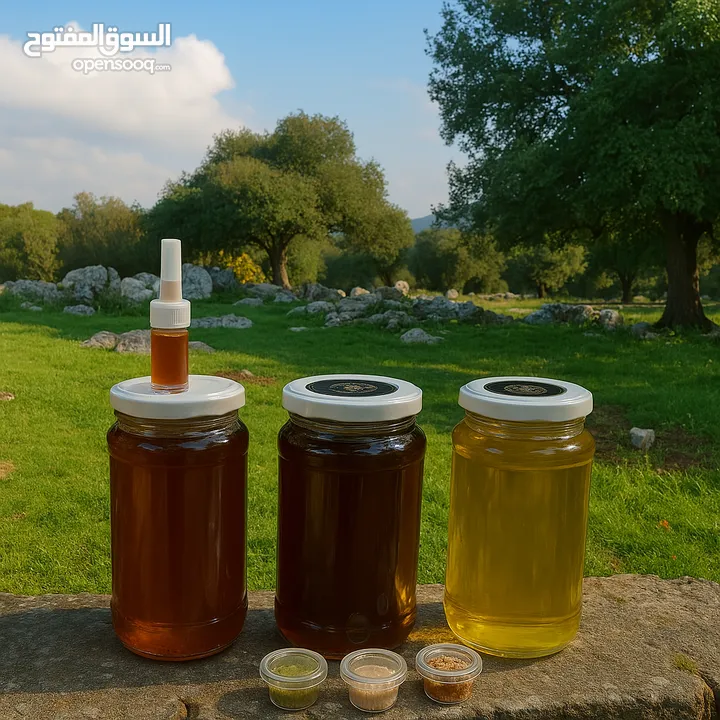 عسل طبيعي 100%والله خير شاهد هو شفاء للناس
