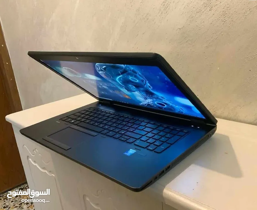 لابتوب العملاق HP ZBOOK ، شاشة كبيرة 17.3، كارت شاشة خارجي للإلعاب ، كور i7 ، رام 8 كيكا ، SSD 256