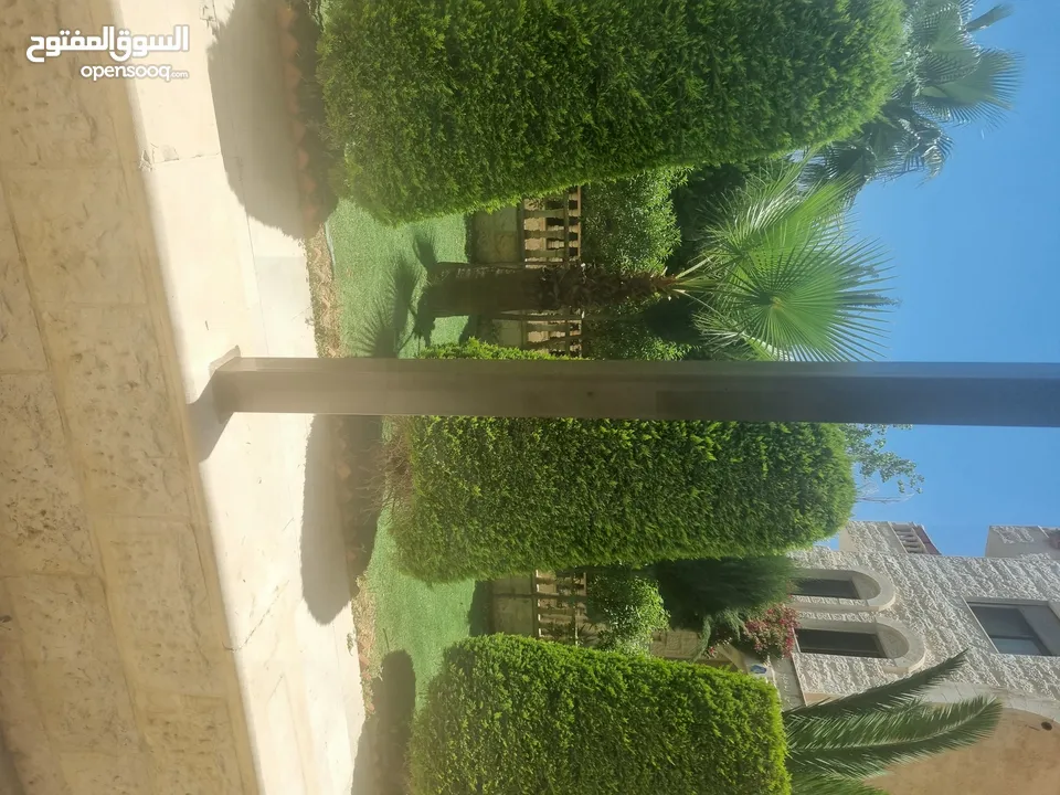 fully furnished ground floor with huge garden and terraces,,separate entrance ..