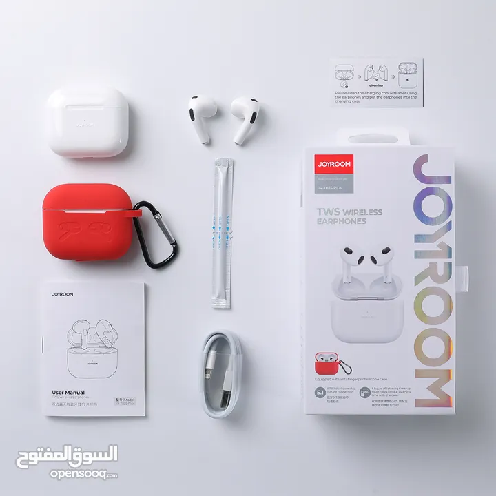 سماعات JOYROOM اللاسلكية – أناقة الصوت وجودته!t03splus بسعر مغري