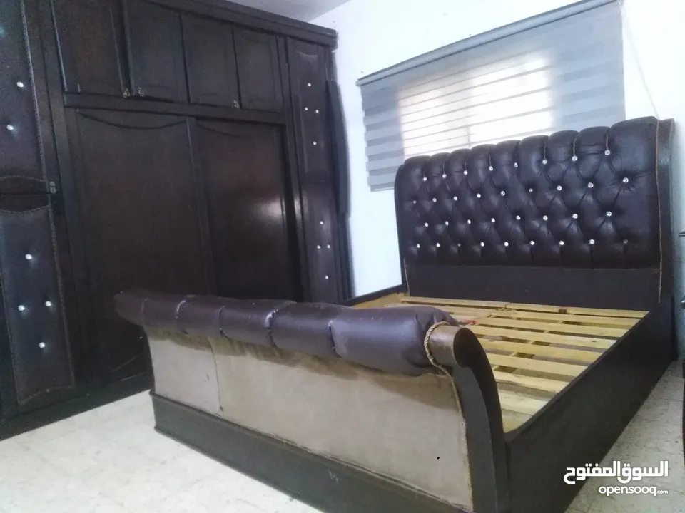 غرفه نوم سحاب وضرفات طابقين خشب لاتيه تفصيل ملاحضه كومدينه وحده والفرشه مع الغرفه