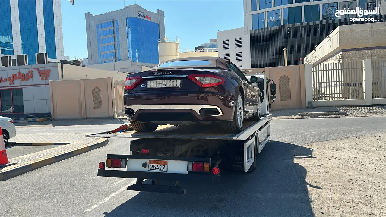 سطحة مدينة حمد 24 Hamad Town TOWING CAR 24 ونش رافعة رافعه نقل سطحة البحرين خدمات سحب سيارات