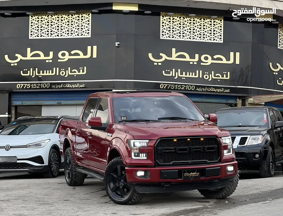 بكب فورد F150 فل كامل 2015 ( بانوراما ) مميز جدآ قابل للبدل