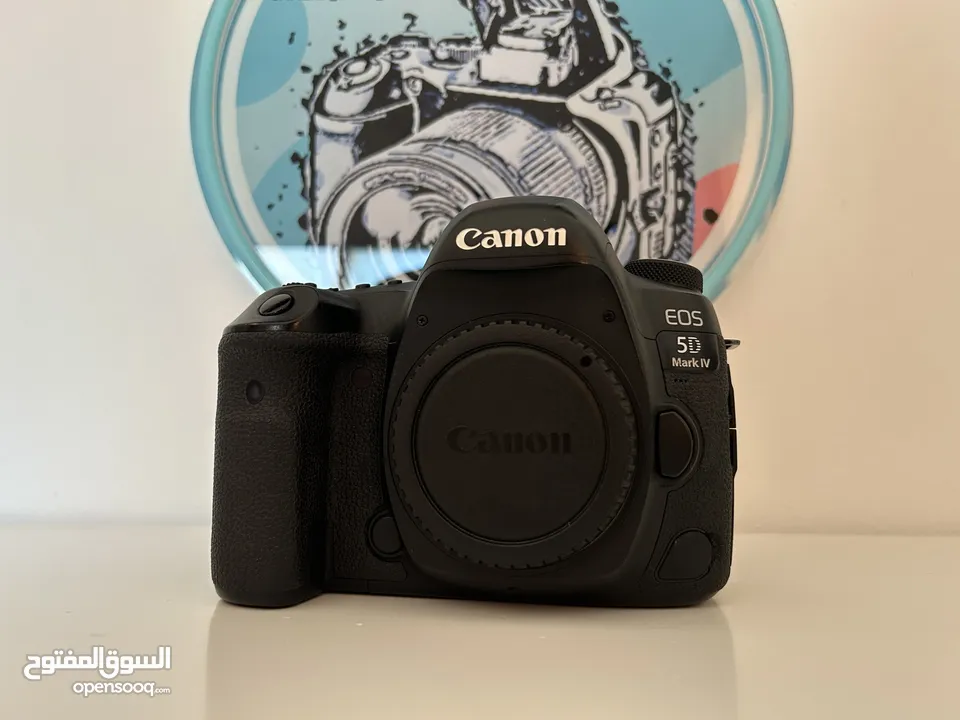 كاميرا Canon 5d iv مستعمله بحال الوكاله تماما للبيع
