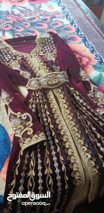 قفطان مغربي جديد اشتريته ما انلبس ولا لبسة جبته ب70 بدي ابيعه 30 والله ولا لبسه