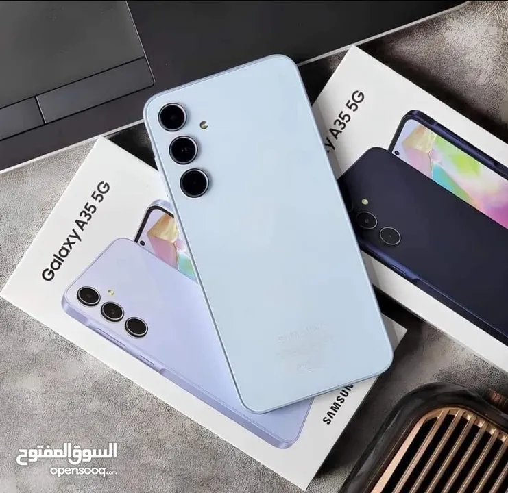 مستعمل اخو الجديد Samsung A35 5G رام 16 جيجا 256 اغراضة والكرتونة الأصلية متوفر توصيل