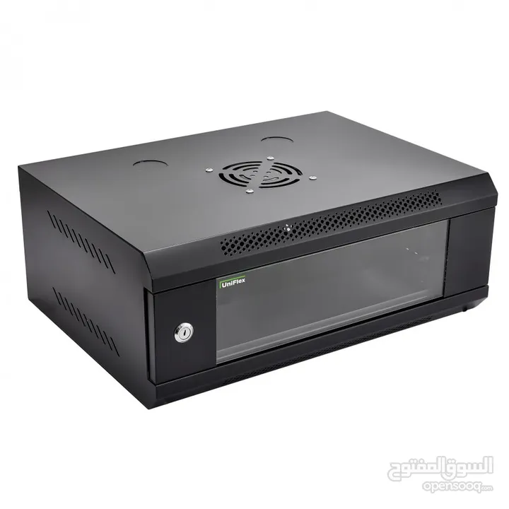 خزانه   كابينه. 4uحماية اجهزة لل Dvr واجهزة الصوت. مع وصلة كهرباء و مروحة تبريد