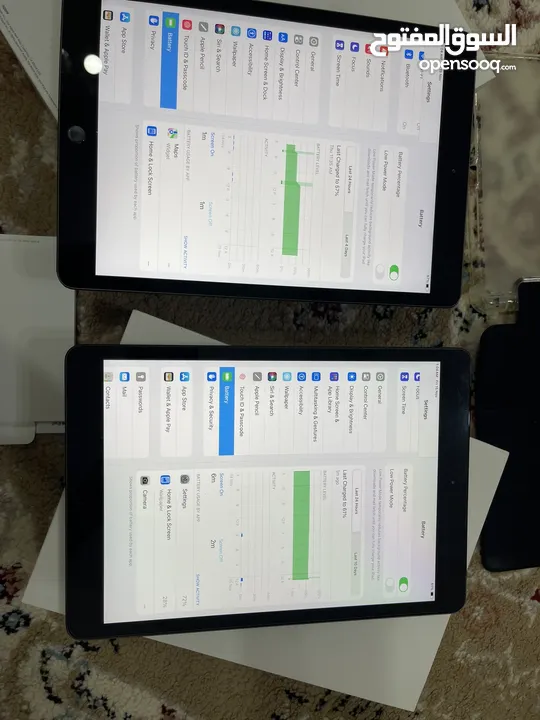 ايباد 7 السابع 32 قيقا خط شريحة وواي فاي نظيف مع الاغراض عدد 2