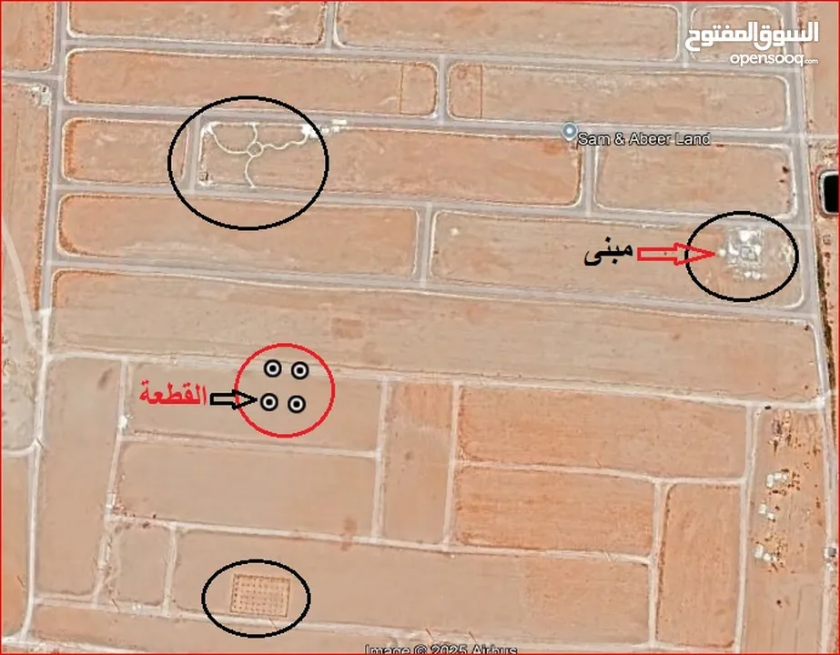 قطعة ارض عمان :الطنيب السكة الغربي سكنية المساحة نصف دونم