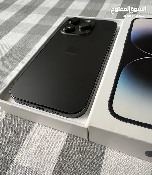 iPhone 14 pro black 128GB used like new