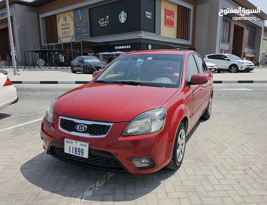 KIA RIO 2012, GCC, 157000 KMS, NEW TYRES, SINGLE ONWER CAR