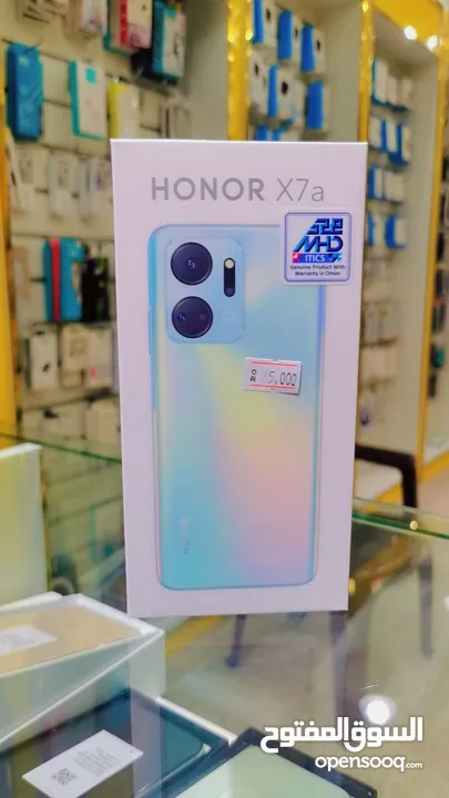 عرض خااص : الهاتف الرهيب honor X7a 128gb  مواصفات قوية وسعر رهيب الهاتف جديد ضمان وكيل سنة بأقل سعر