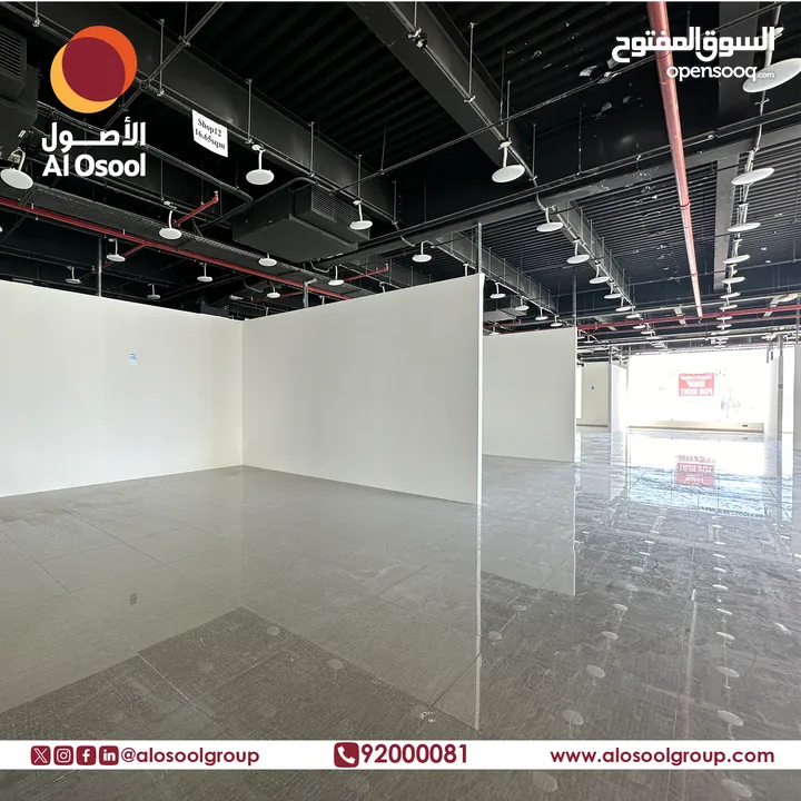 Various commercial space is available in the heart of Al Khuwair