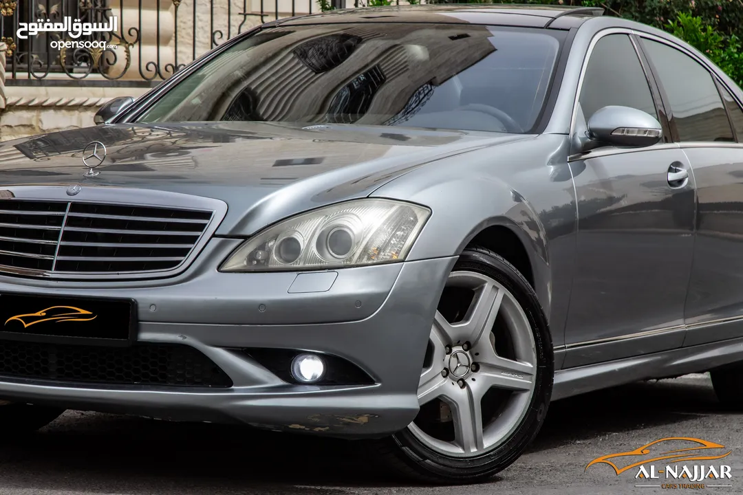 Mercedes S350 2008  السيارة وارد و بحالة الوكالة