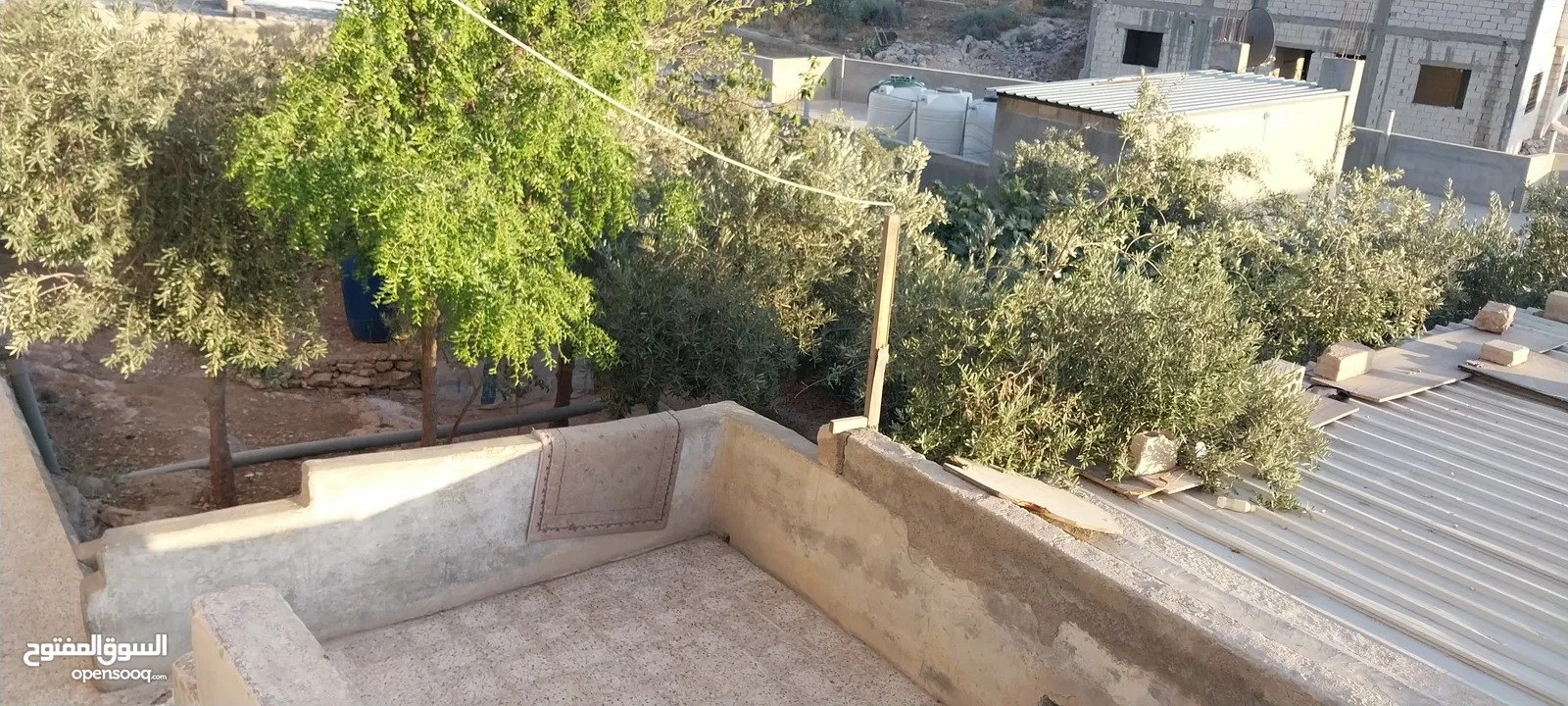 منزل طابقين و مزرعة  للبيع في قرية ابو صياح