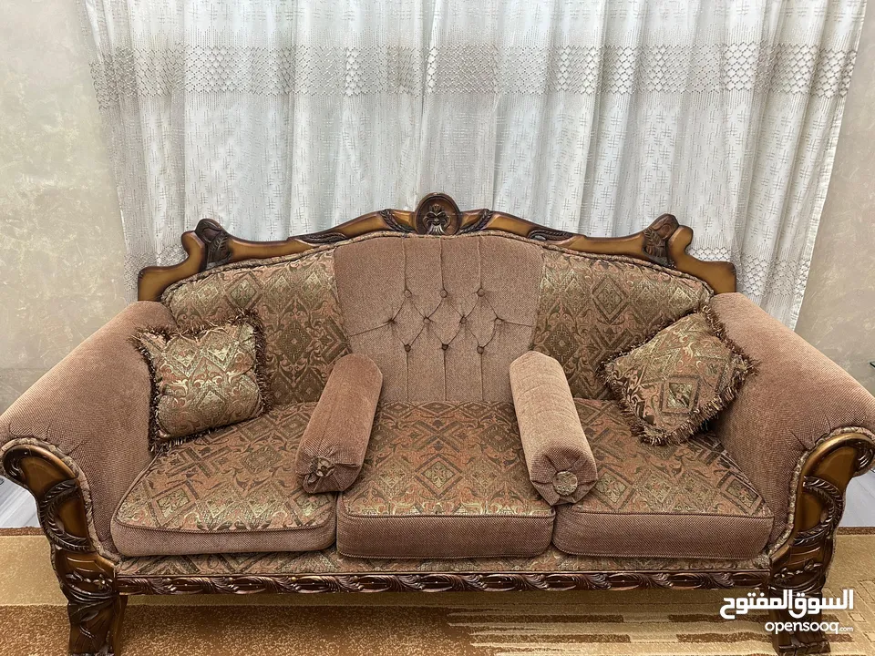 طقم كنب 9 مقاعد + طقم طربيزات سوكريت