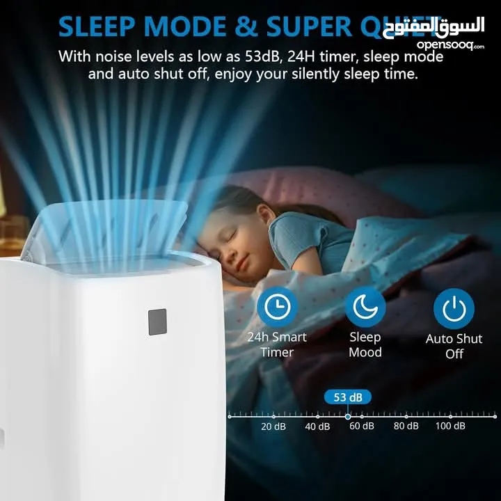 مكيف الغاز  المتنقل الكترا A+ حامي بارد  وسحب رطوبة 1 طن فعلي 12000 btu