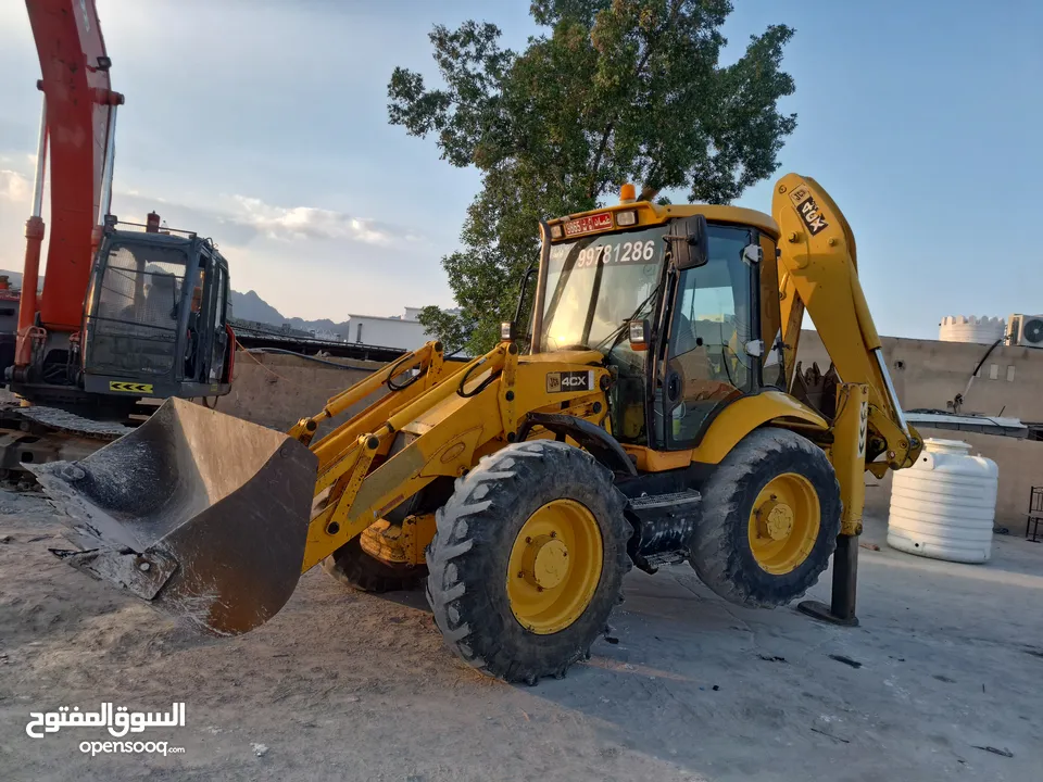 JCB 4cx modle 2007 working