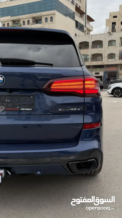 BMW X5 ترخيص 2022 ص محرك 3000 هايبرد plug in/يقطع على الشحنه 80 كيلو متر 399 حصان
