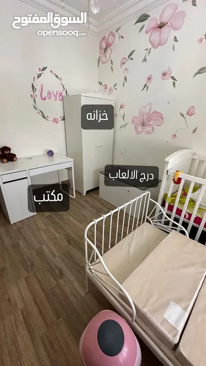غرفة اطفال متكاملة للبيع