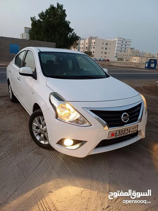 للبيع نيسان سني موديل 2020 فول اوتوماتيك رنقات المنيوم المالك الثاني فول بيمة سيفس الوكالة