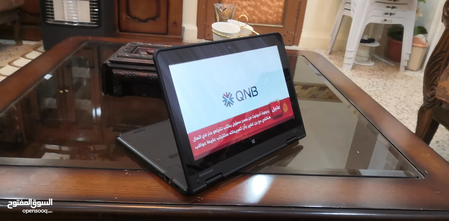 لابتوب وتابلت بنفس الوقت ، شاشة لمس قابله للطي 360 درجه (Lenovo pad)؛ حجم صغير