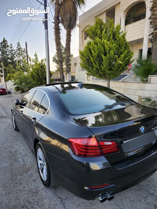 BMW 520 موديل2014 فحص كامل فل كامل   ممشى قليل بحالة الوكالة